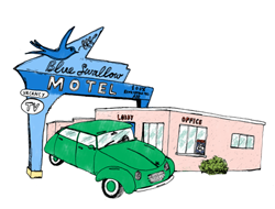 Blue Swallow Motel on Route 66